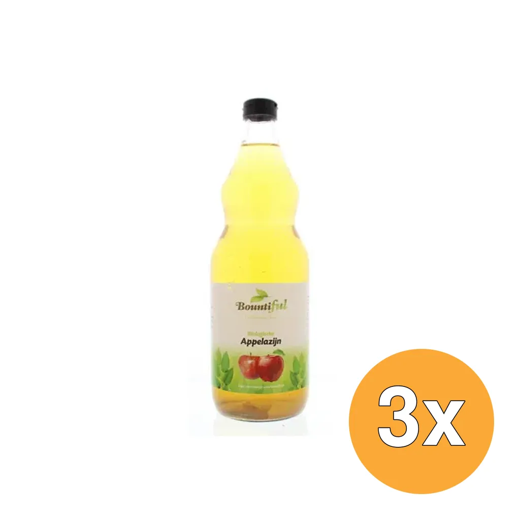 3x Bountiful Appelazijn Bio (1000 ml)