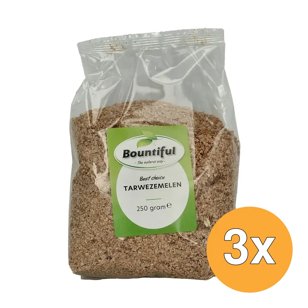3x Bountiful Tarwezemelen (250 gr)