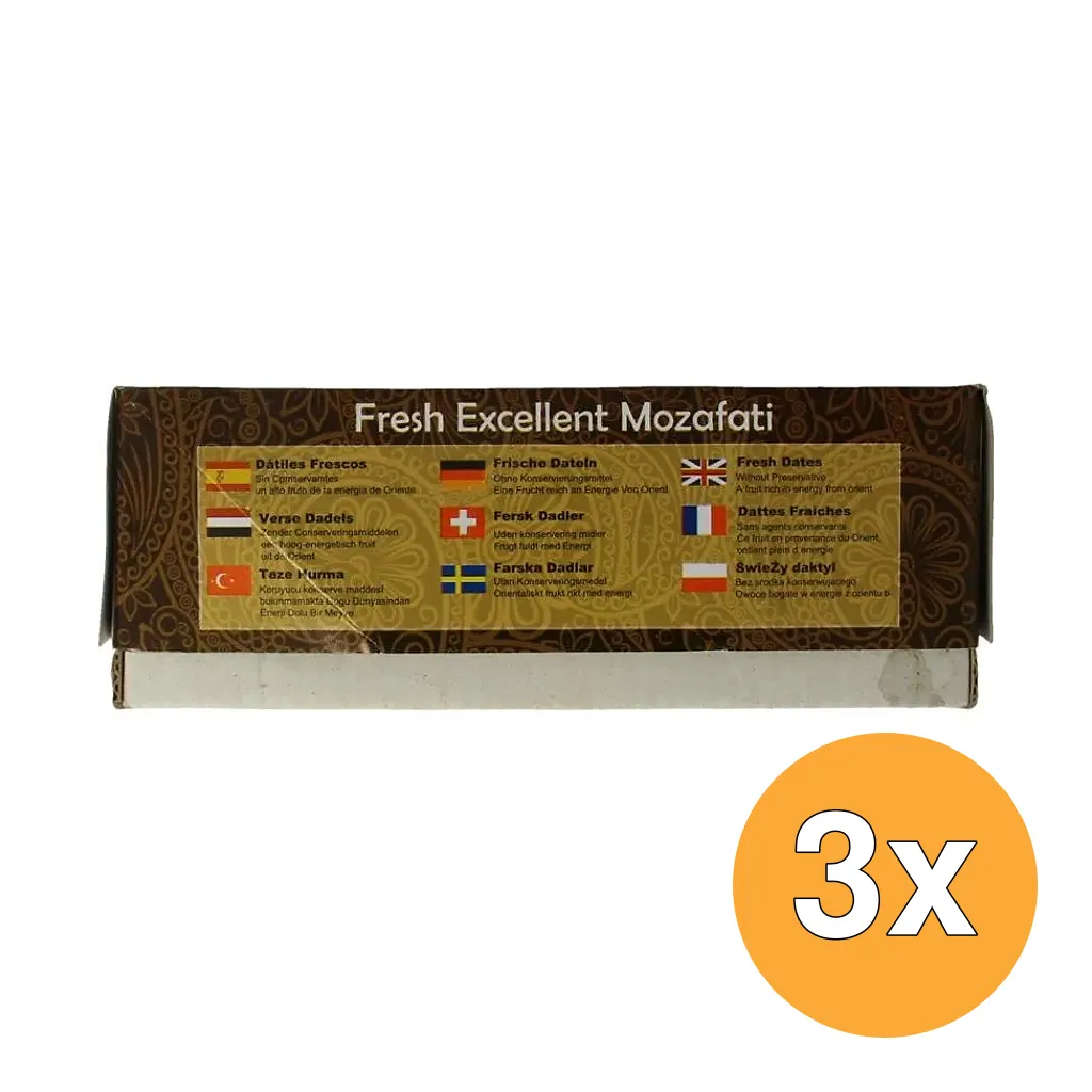 3x Bountiful Verse Dadels In Doos (550 gr)