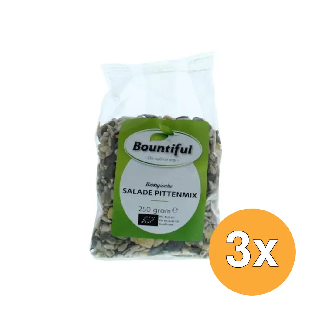 3x Bountiful Salade Pittenmix Bio (250 gr)