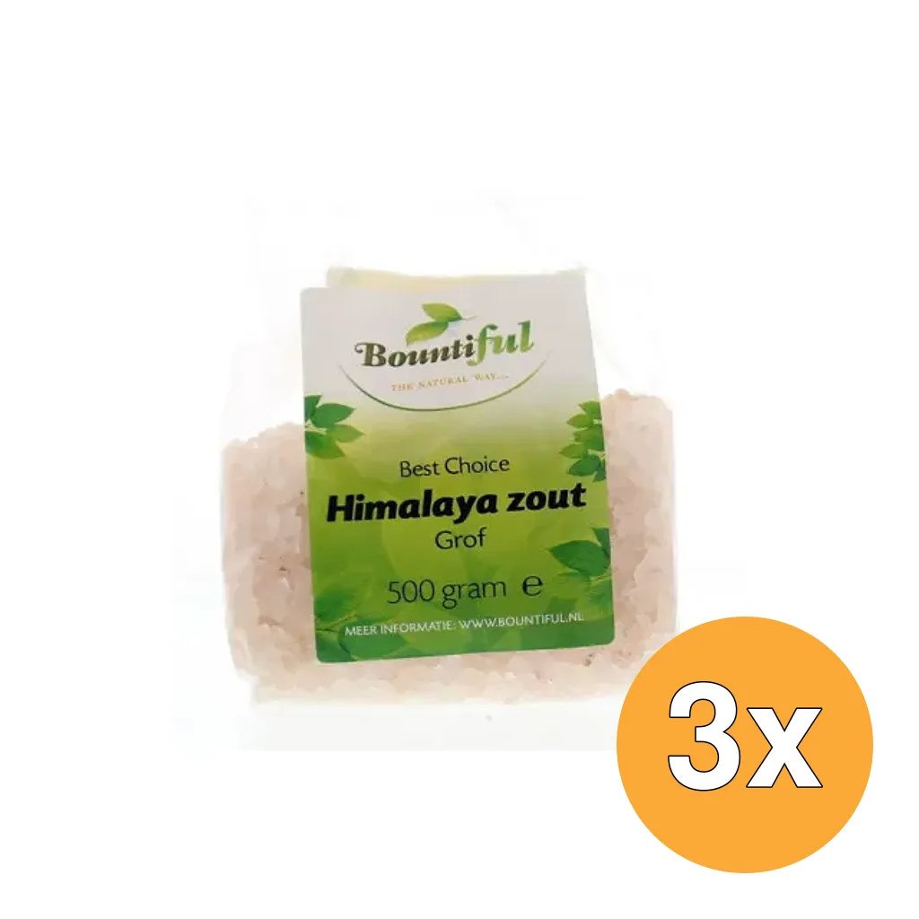 3x Bountiful Himalaya Zoutgrof (500 gr)