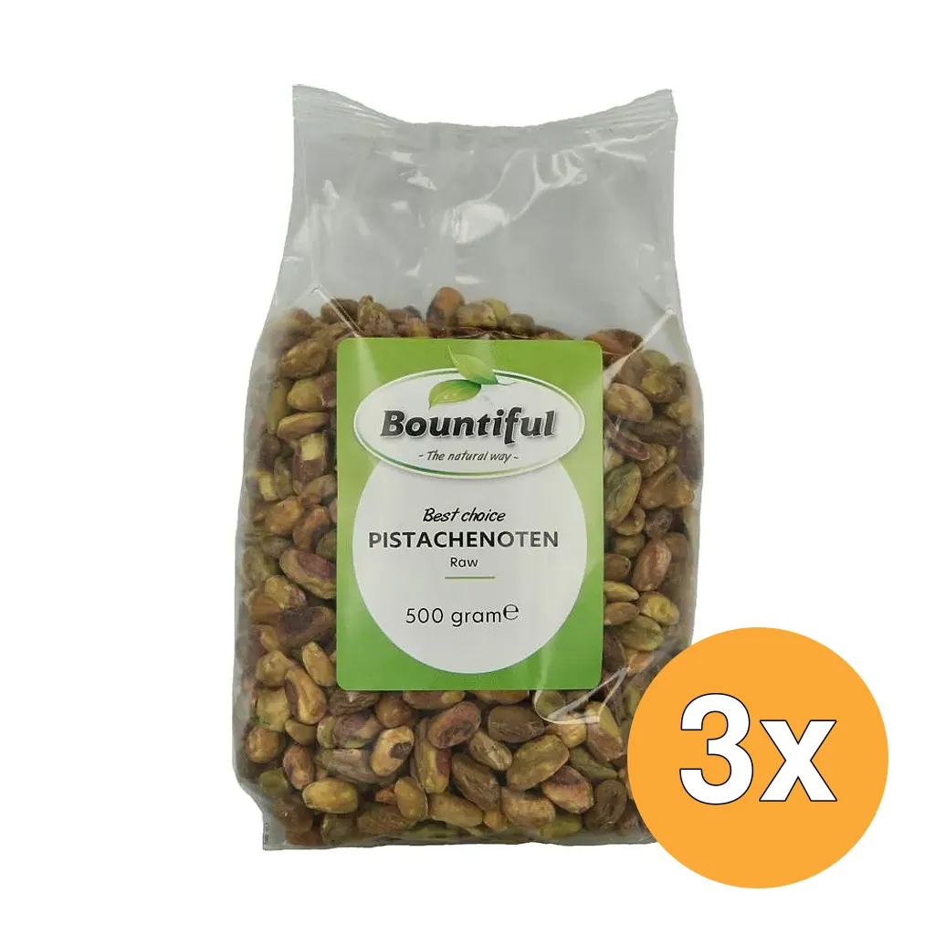 3x Bountiful Pistache Gepeld (500 gr)