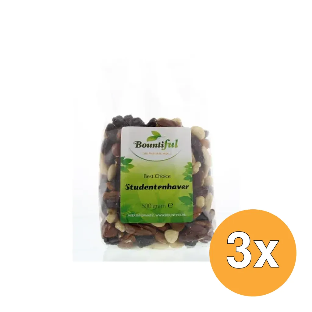 3x Bountiful Studentenhaver (500 gr)