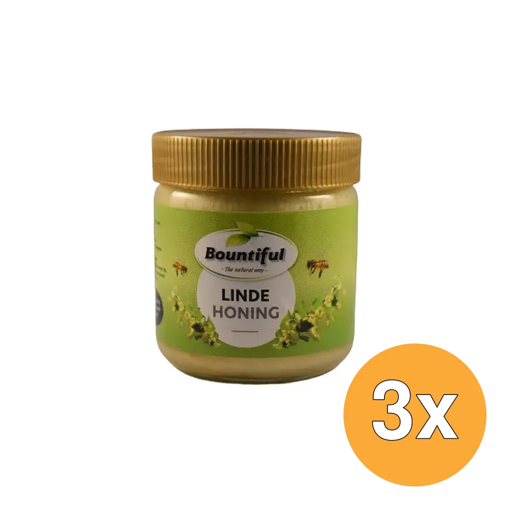 3x Bountiful Linde Honing (500 gr)