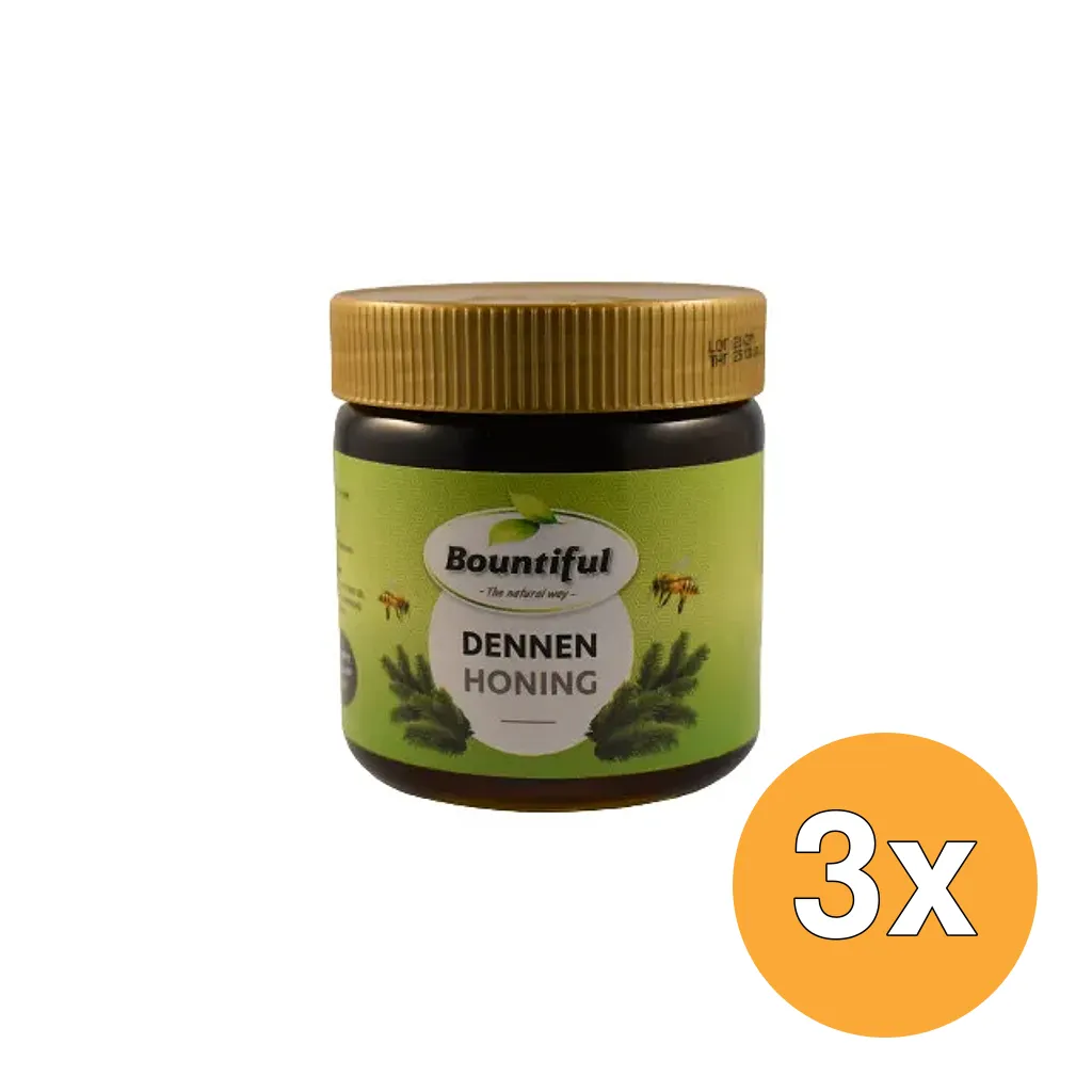 3x Bountiful Dennen Honing (500 gr)