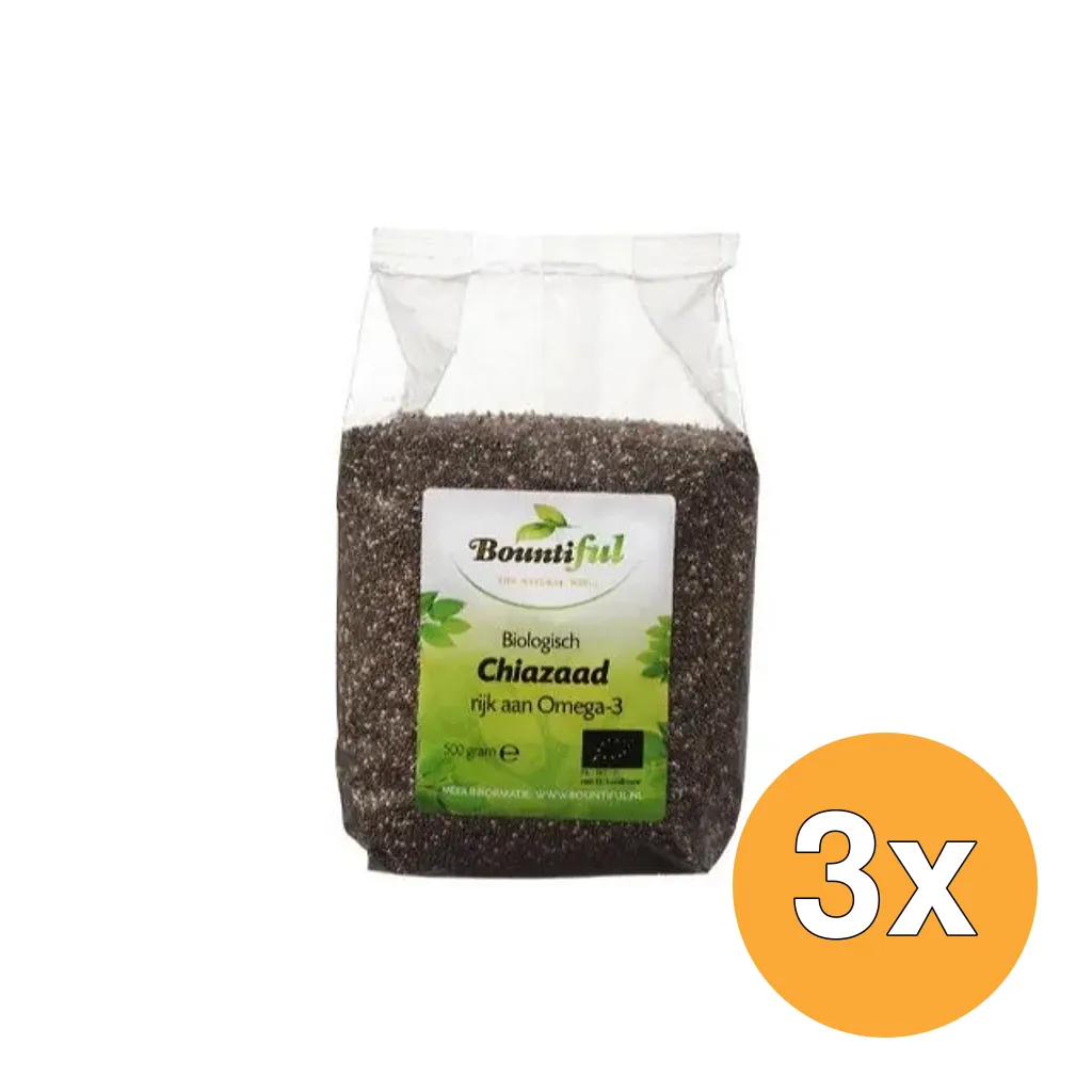 3x Bountiful Chiazaad Bio (500 gr)