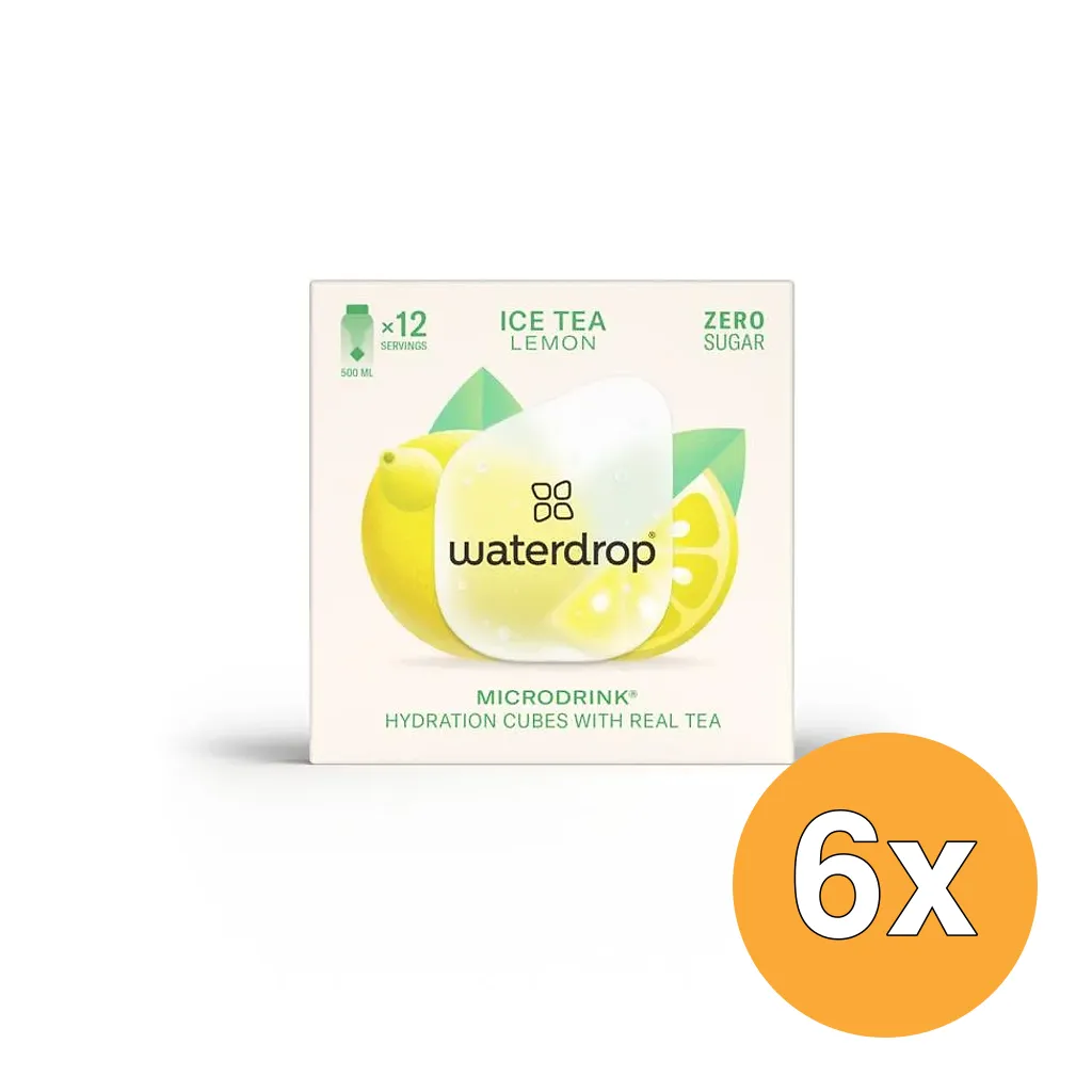 6x Waterdrop Microdrink Lemon Ice Tea (12 stuks)