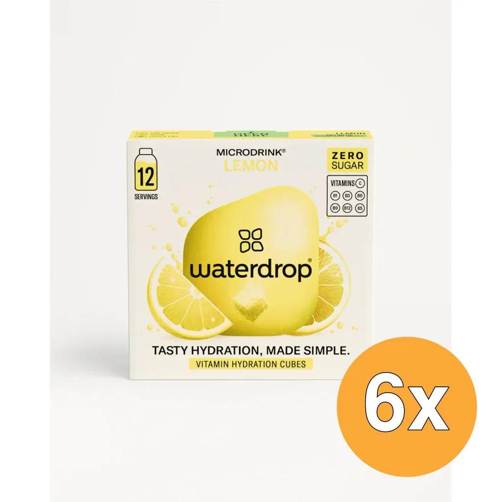 6x Waterdrop Microdrink Summer Lemon (12 stuks)