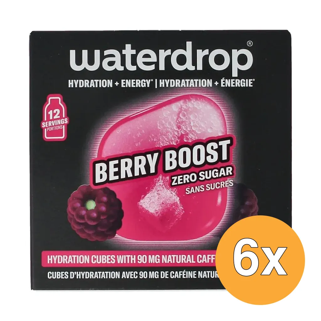 6x Waterdrop Microenergy Berry Boost (12 stuks)