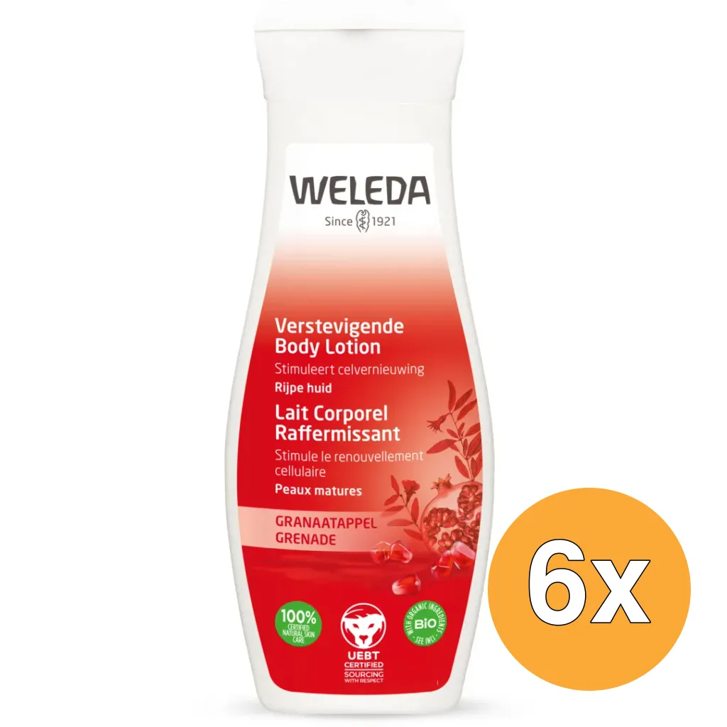 6x WELEDA Granaatappel Verstevigende Bodylotion (200 ml)