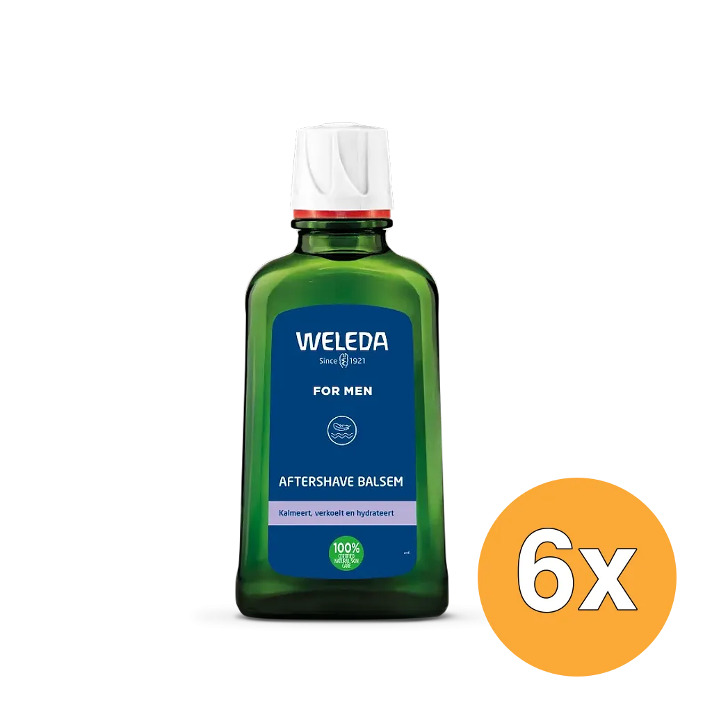 6x Weleda Men Aftershave Balsem (100 ml)