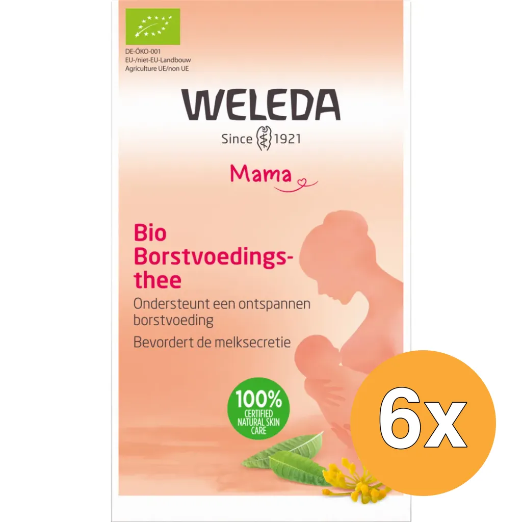 6x Weleda Mama Borstvoedingsthee Bio (40 gr)