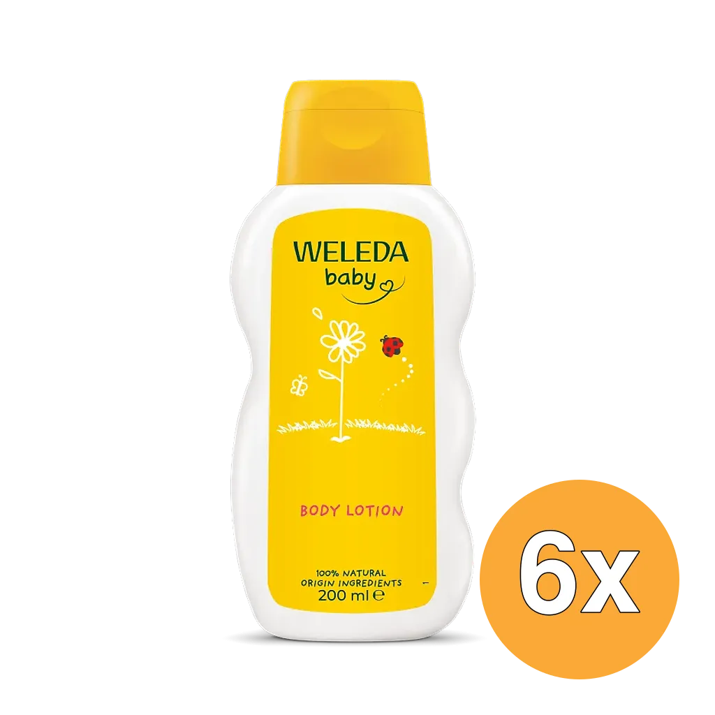 6x WELEDA Calendula Body Lotion (200 ml)