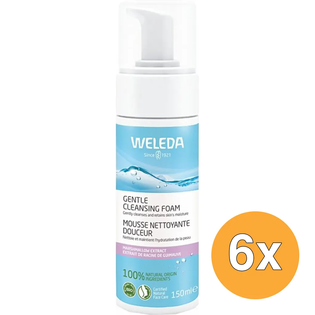6x WELEDA Reinigingsmouse Mild Bio (250 ml)