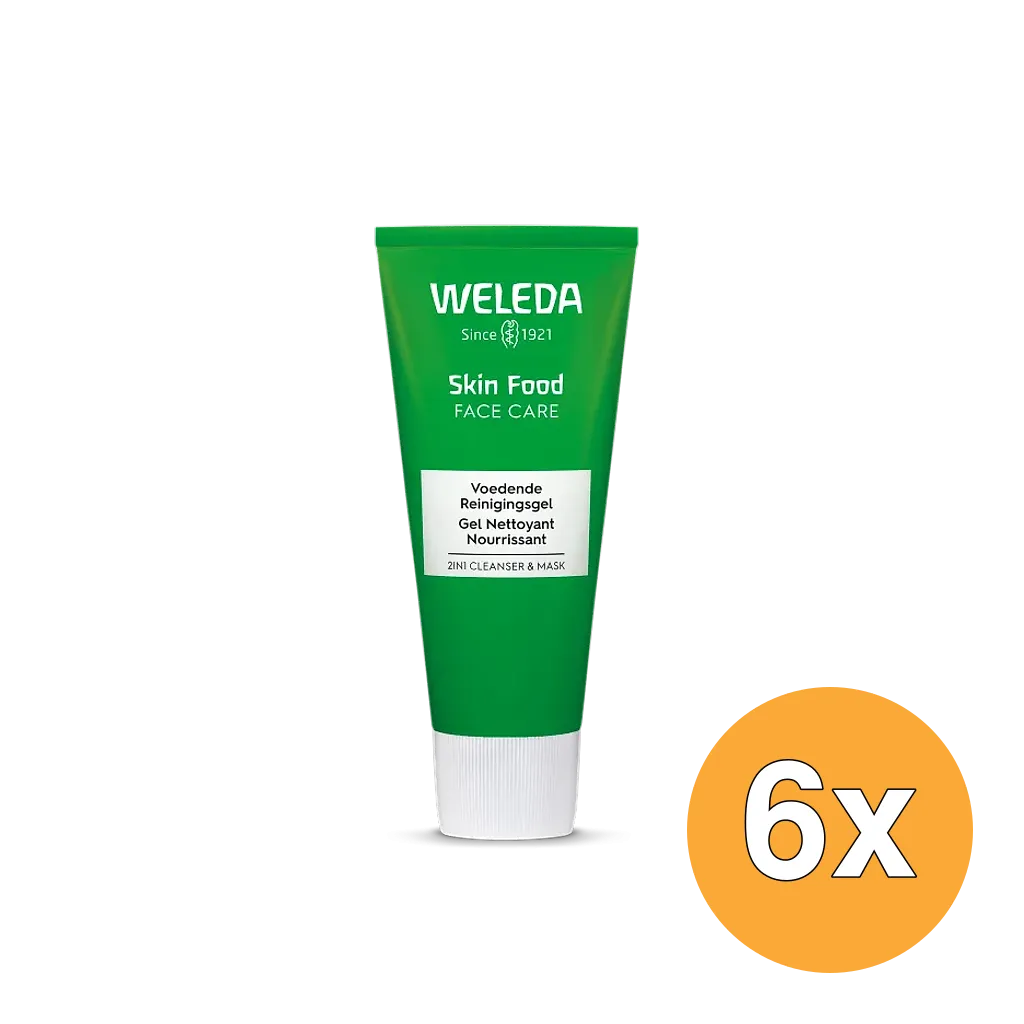 6x WELEDA Skin Food Reinigingsgel (75 ml)