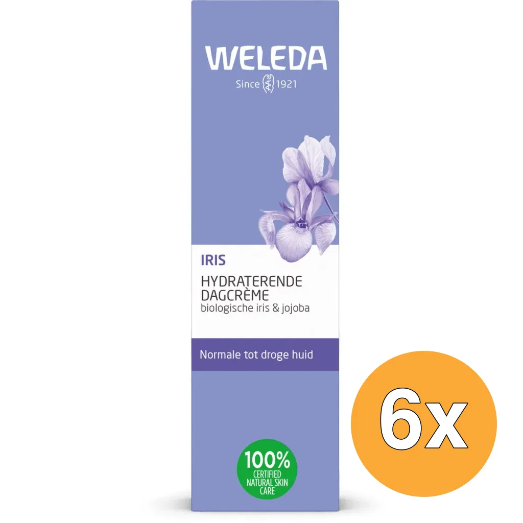 6x Weleda Iris Hydraterende Dagcreme (30 ml)
