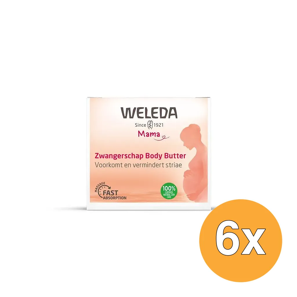 6x WELEDA Zwangerschaps Body Butter (150 ml)