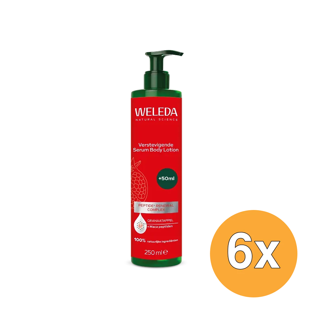 6x WELEDA Verstevigende Serum Body Lotion Granaatappel (250 ml)