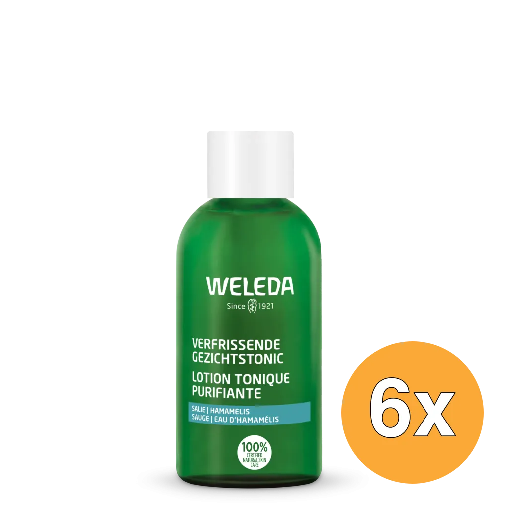 6x WELEDA Gezichtstonic verfrissend (150 ml)