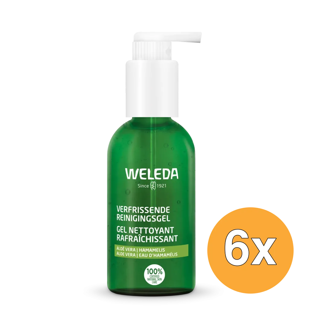 6x WELEDA Reinigingsgel verfrissend (150 ml)