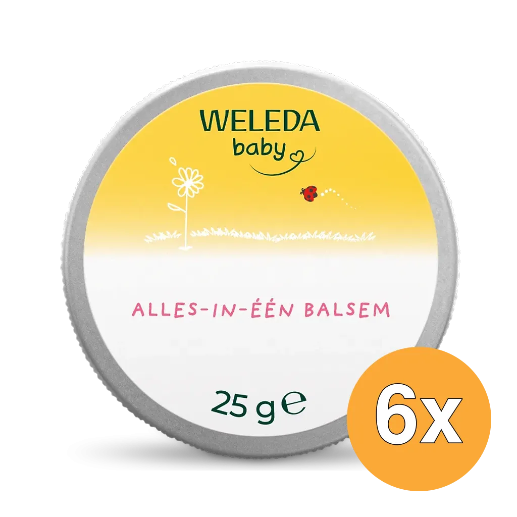 6x WELEDA Calendula alles-in-een balsem (25 gr)