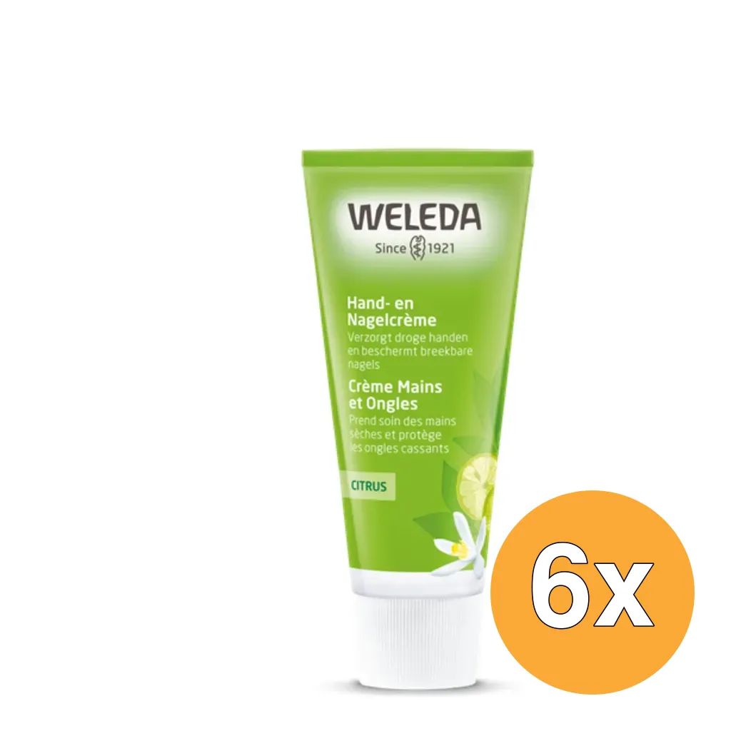 6x WELEDA Citrus Hand En Nagelcreme (50 ml)