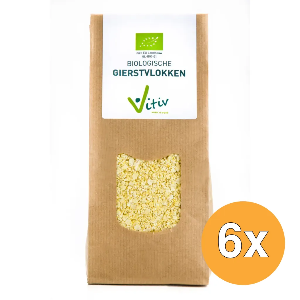 6x Vitiv Gierstvlokken Bio (500 gr)