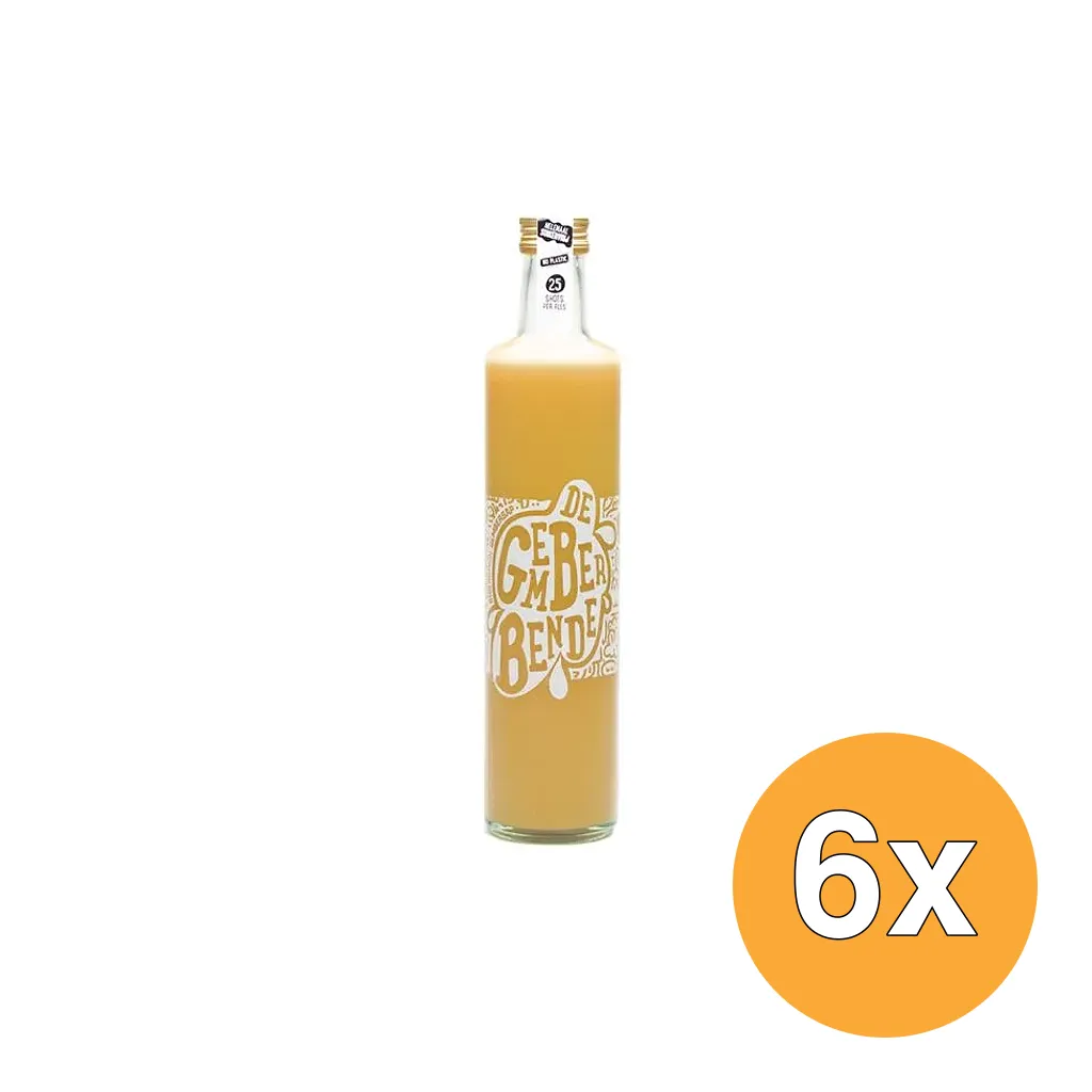 6x Vitiv De Gemberbende Gembersap Puur En Suikervrij Bio (500 ml)