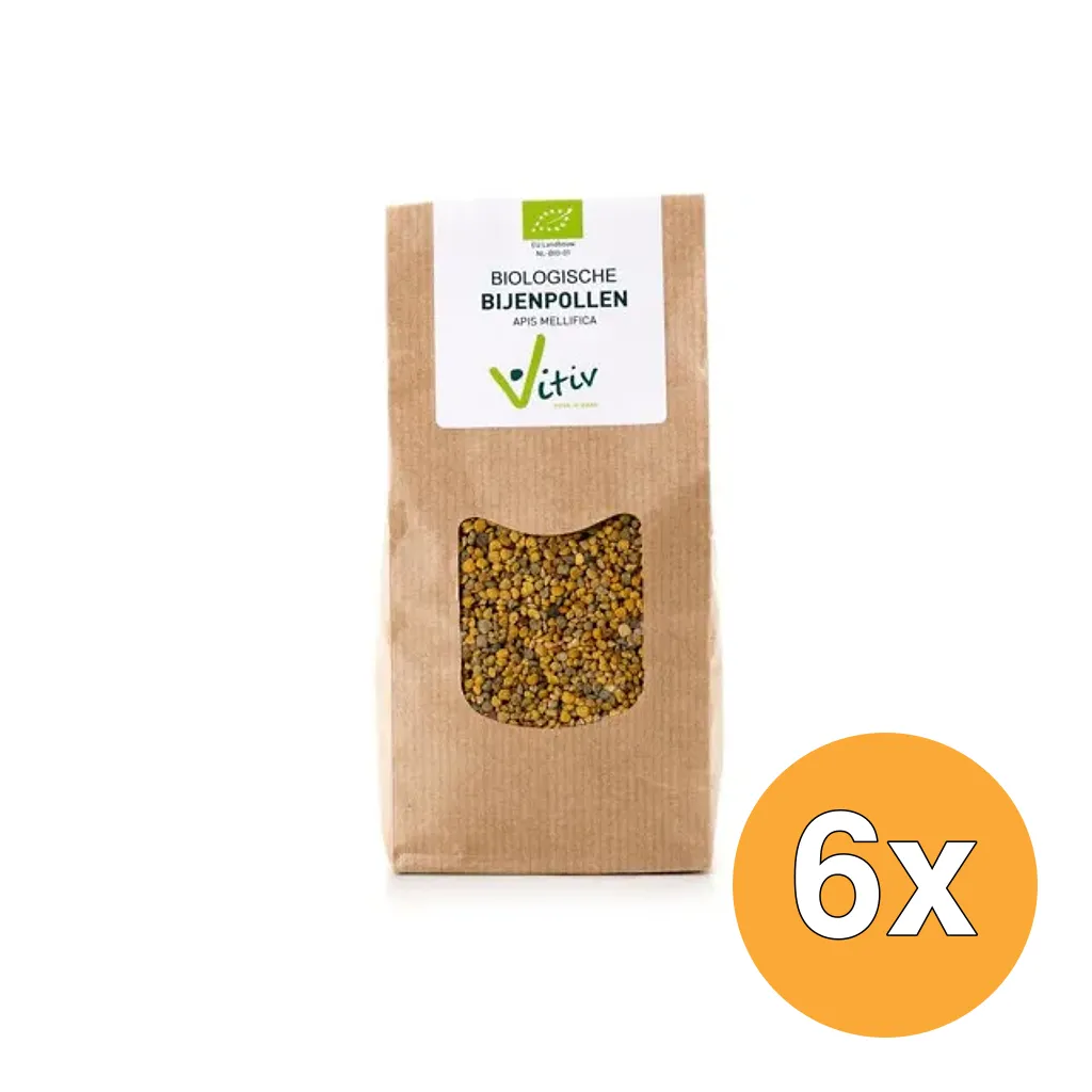 6x Vitiv Bijenpollen Bio (150 gr)