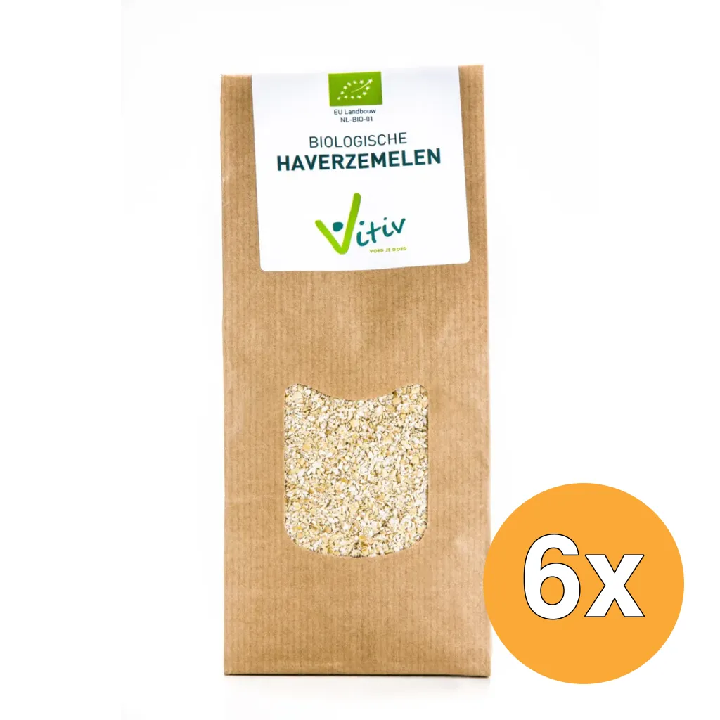 6x Vitiv Haverzemelen Bio (500 gr)