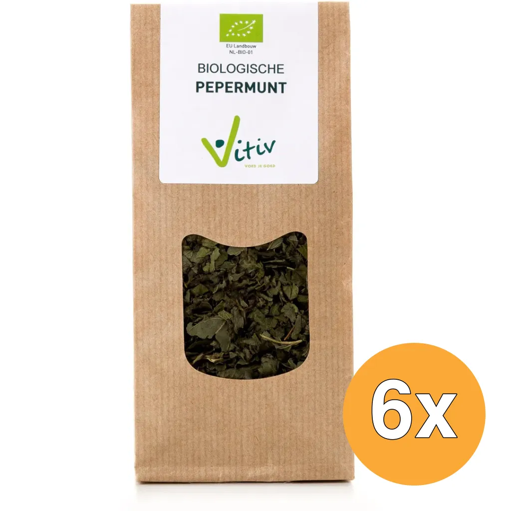 6x Vitiv Pepermunt Bio (50 gr)