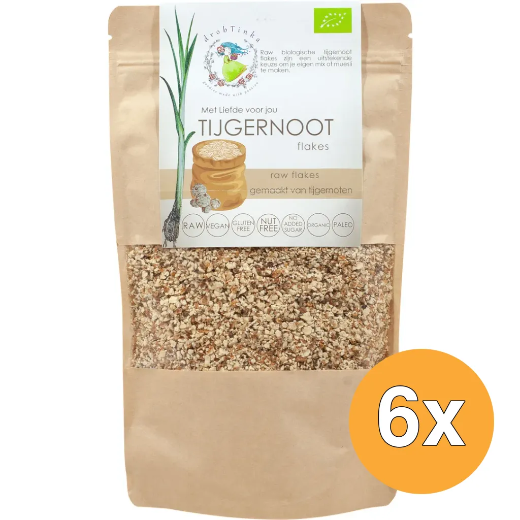 6x Vitiv Tijgernoot Flakes Biologisch (300 gr)