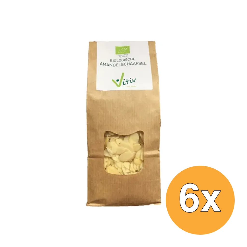 6x Vitiv Amandelschaafsel Bio (150 gr)