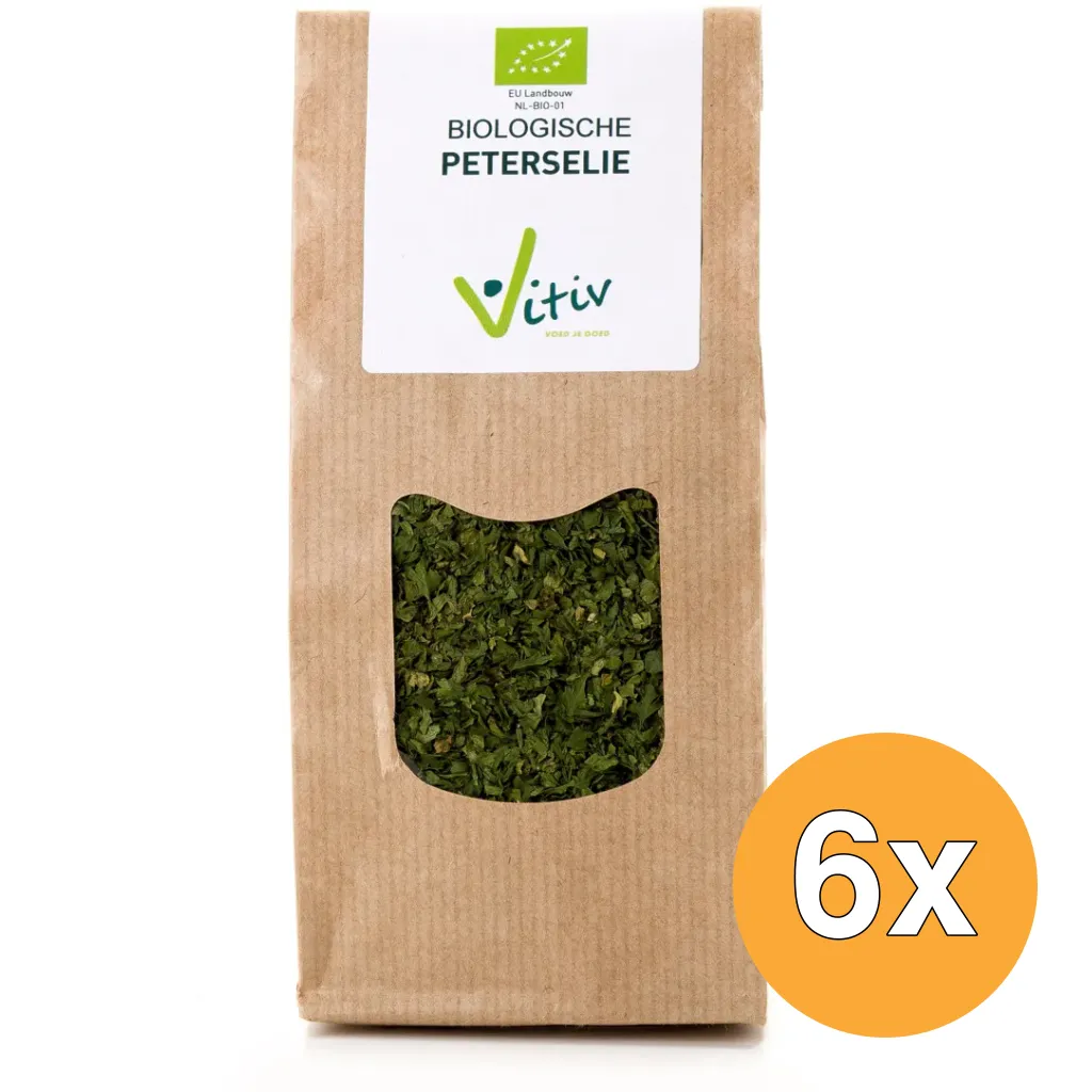 6x Vitiv Peterselie Gesneden Bio (15 gr)