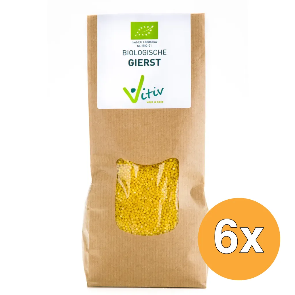 6x Vitiv Gierst Heel Bio (500 gr)
