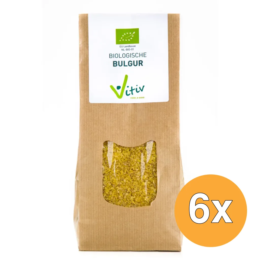 6x Vitiv Bulgur Medium Bio (500 gr)