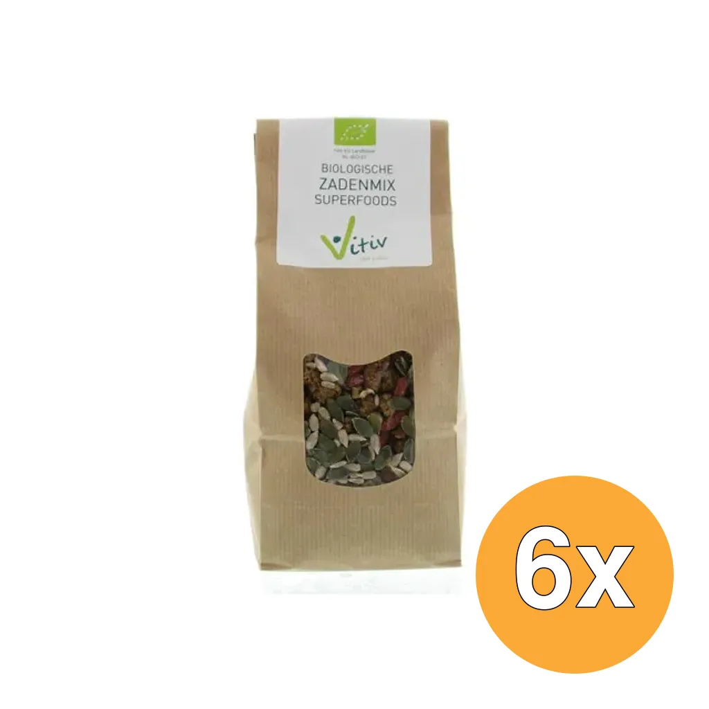 6x Vitiv Zadenmix Superfoods Bio (500 gr)