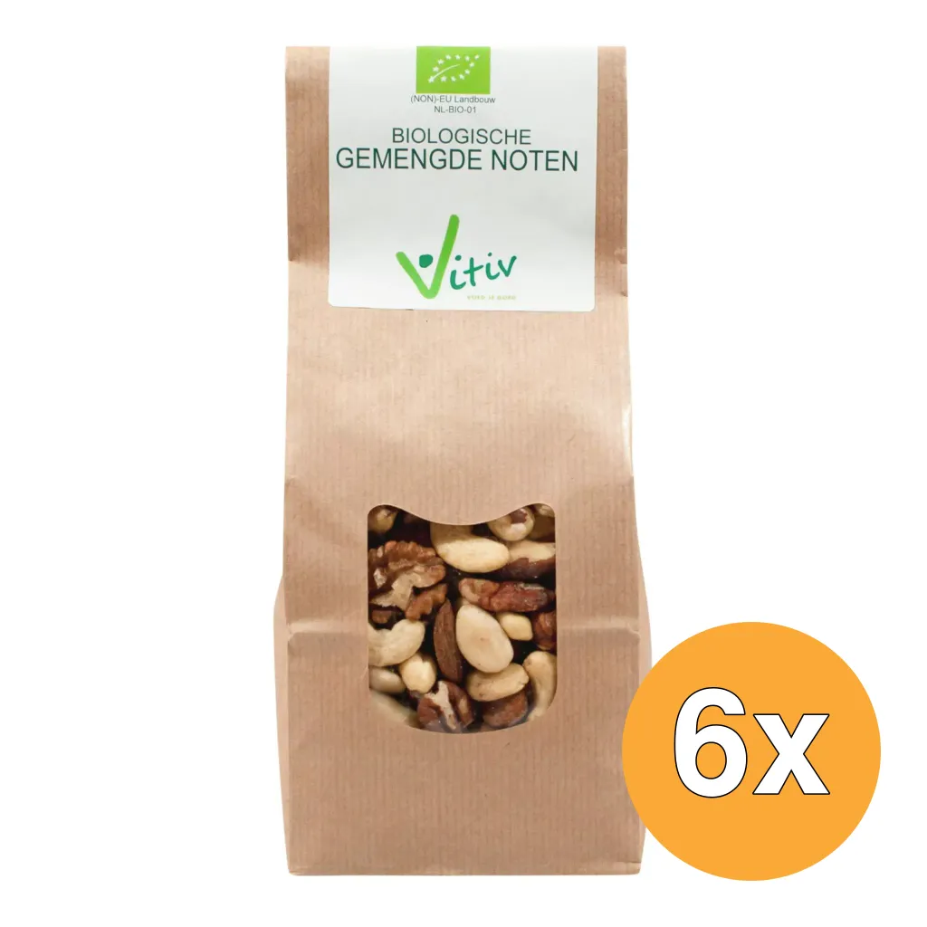 6x Vitiv Gemengde Noten (1000 gr)