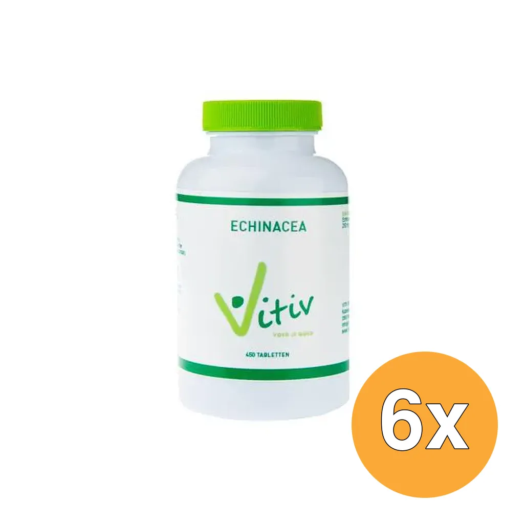 6x Vitiv Echinacea (400 tabletten)