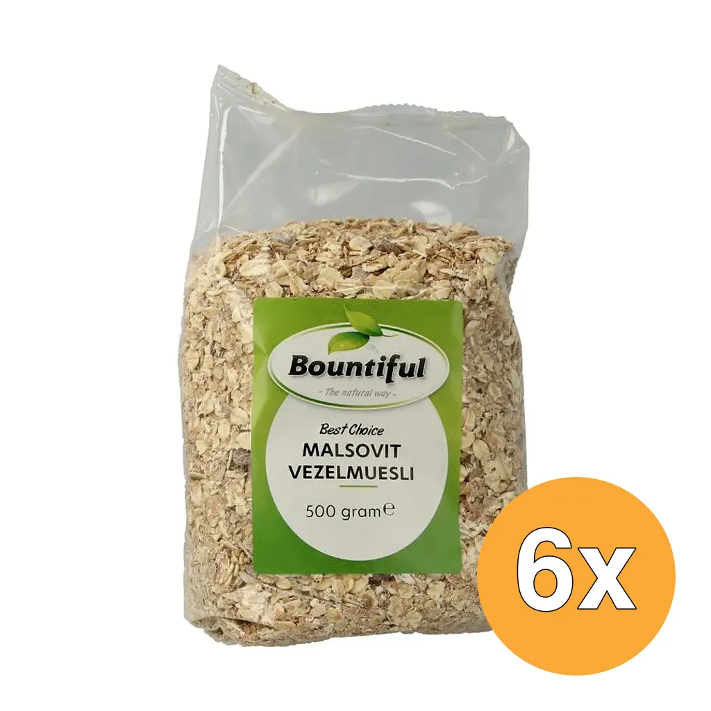 6x Bountiful Muesli Malsovit (500 gr)
