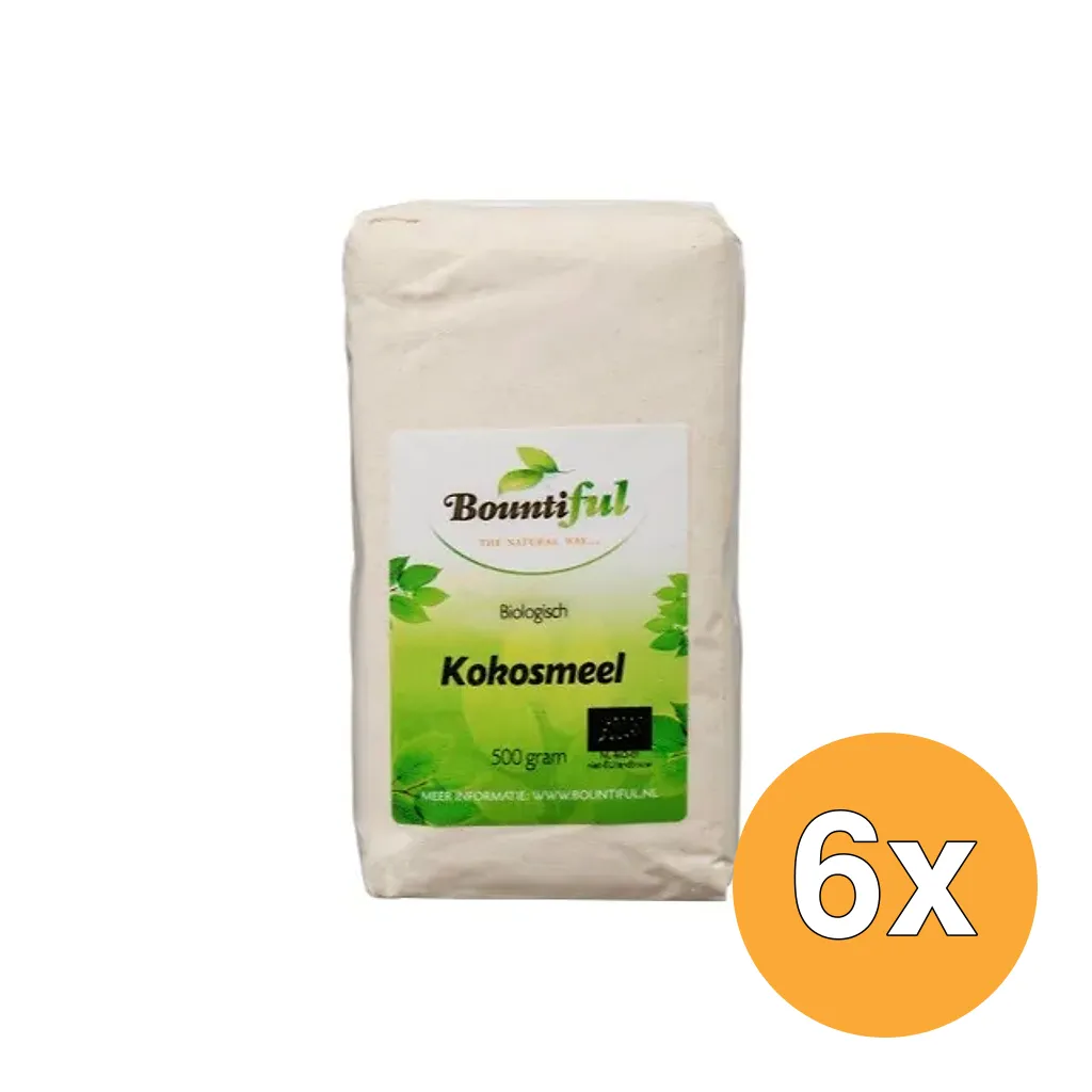 6x Bountiful Kokosmeel Bio (500 gr)