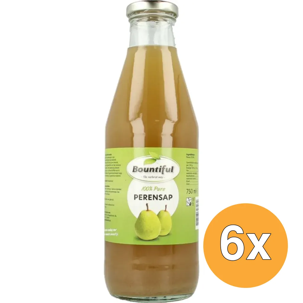 6x Bountiful Perensap (750 ml)