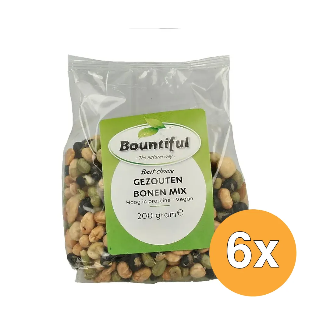 6x Bountiful Salted Bean Mix (200 gr)