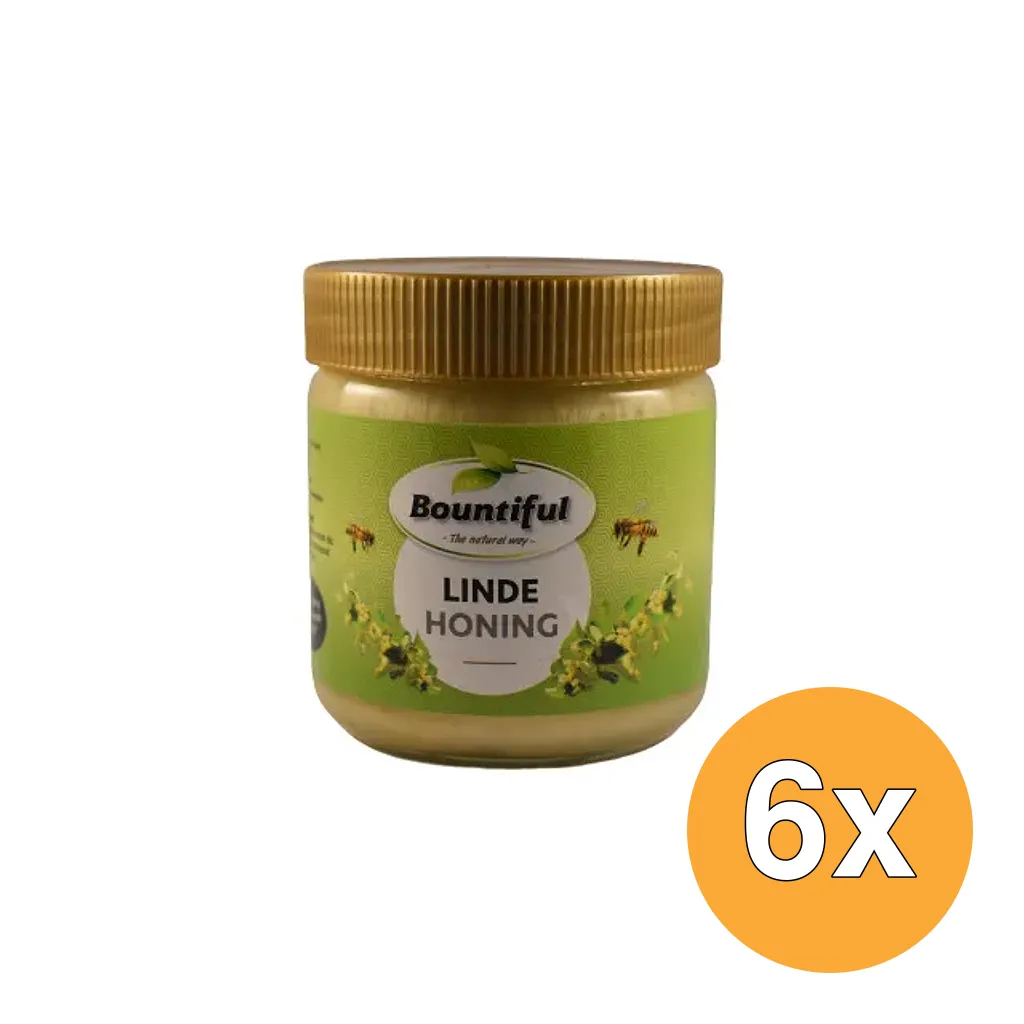 6x Bountiful Linde Honing (500 gr)