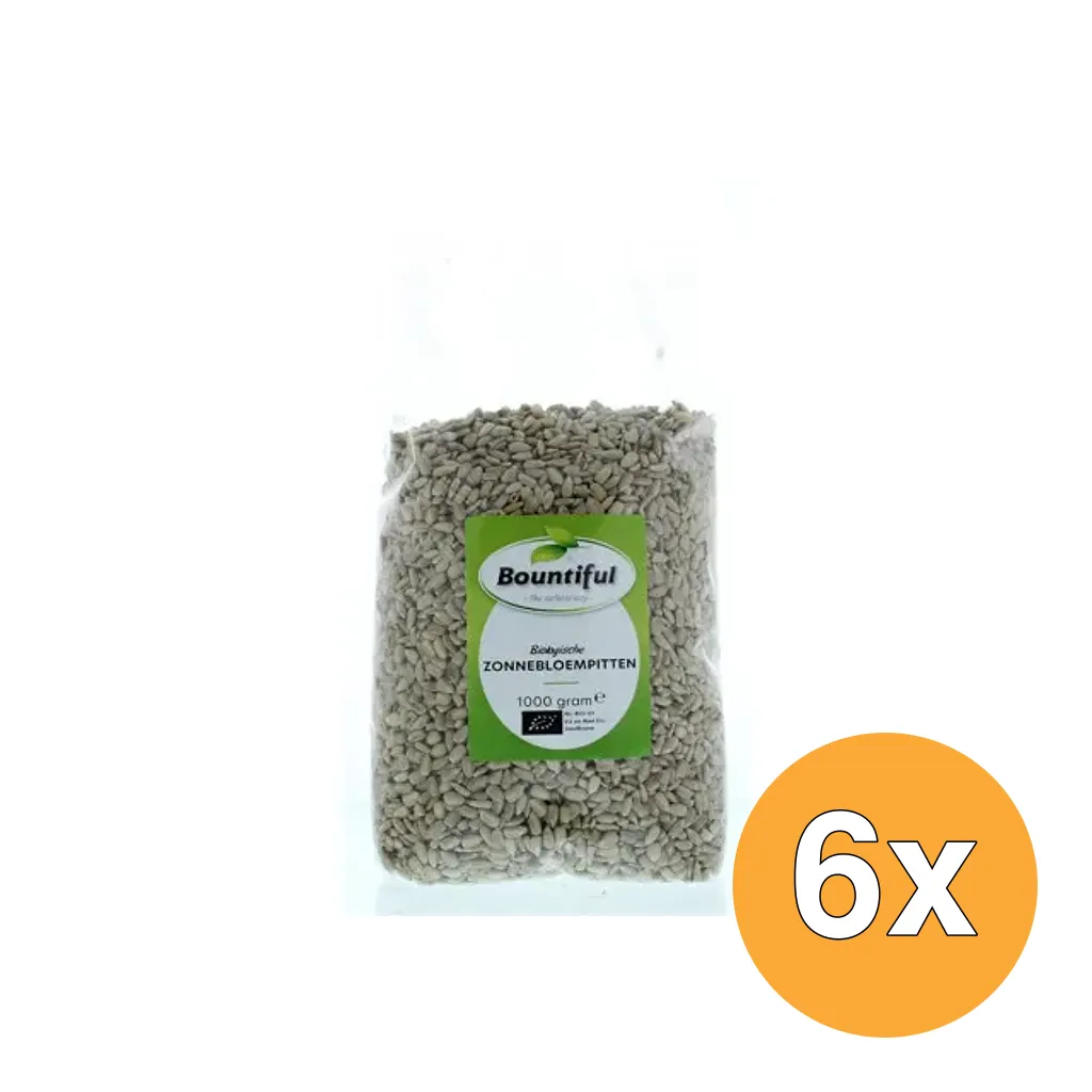 6x Bountiful Zonnebloemenpitten Bio (1000 gr)