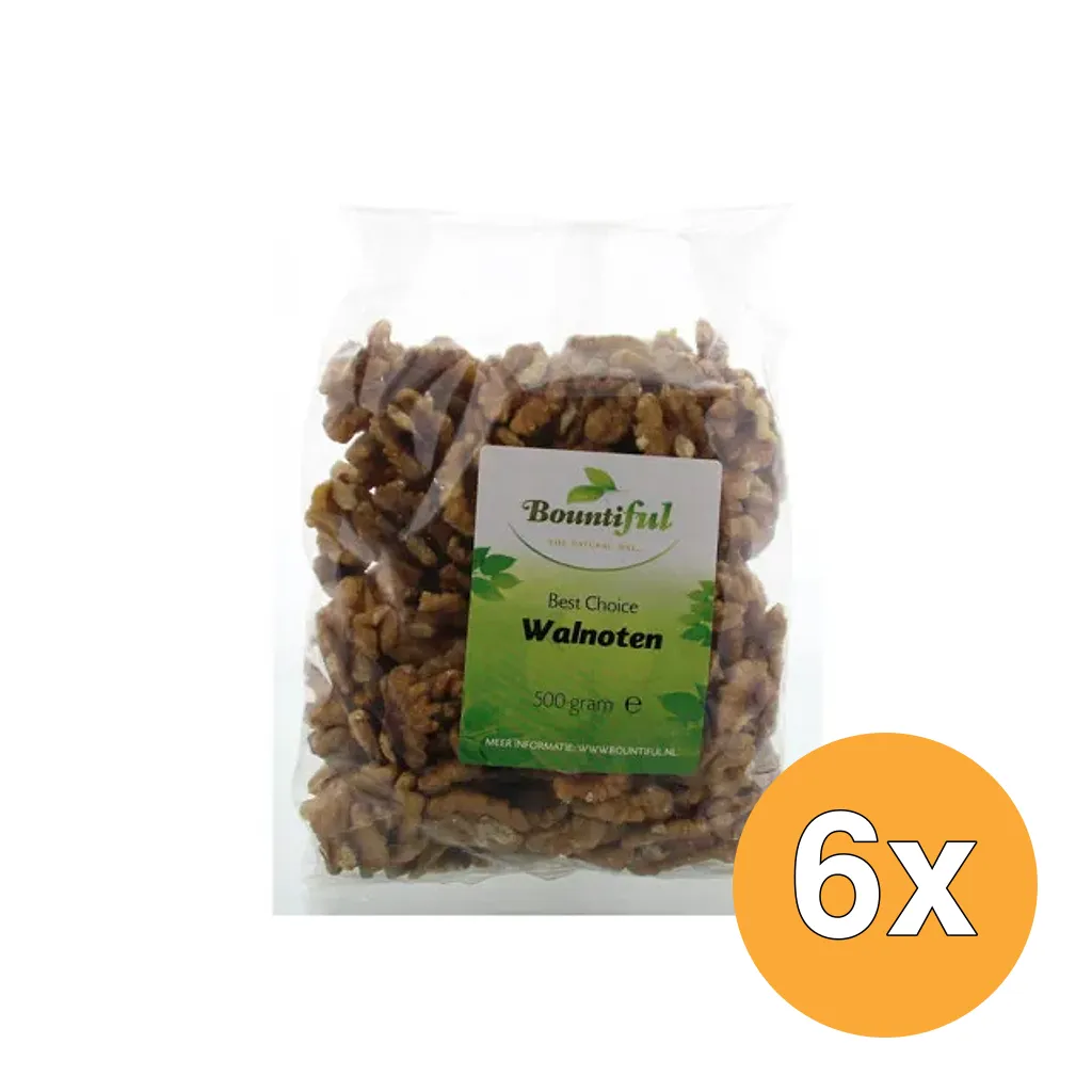 6x Bountiful Chileense Walnoten (500 gr)
