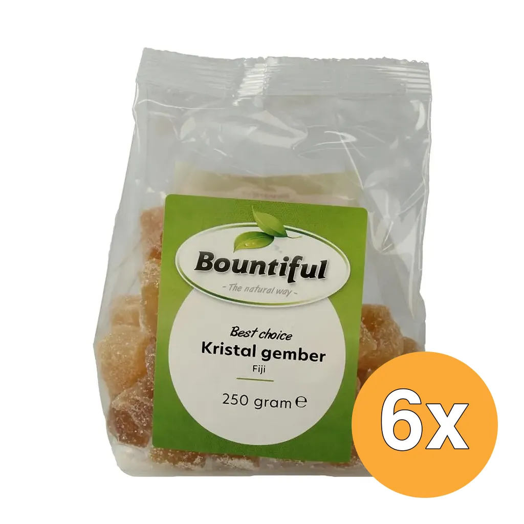 6x Bountiful Kristal Gember (250 gr)