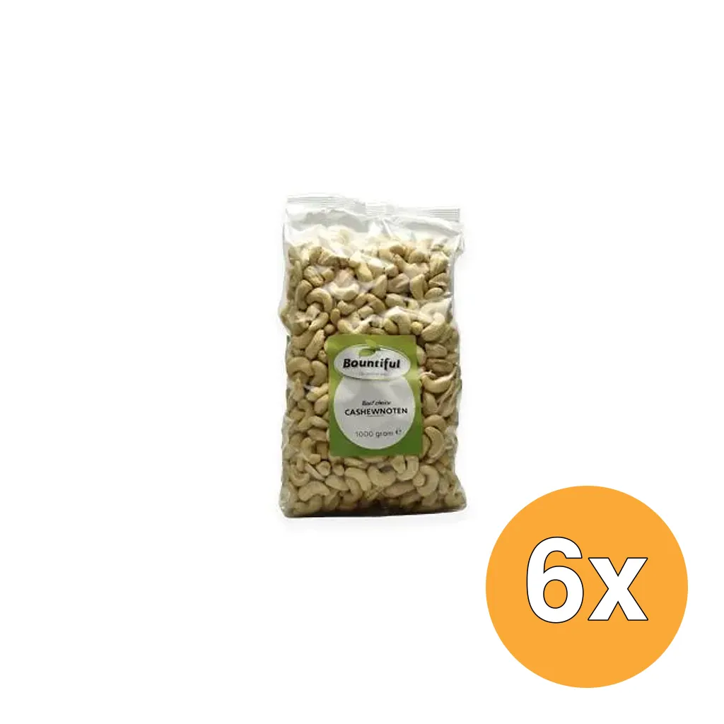 6x Bountiful Cashewnoten (1000 gr)