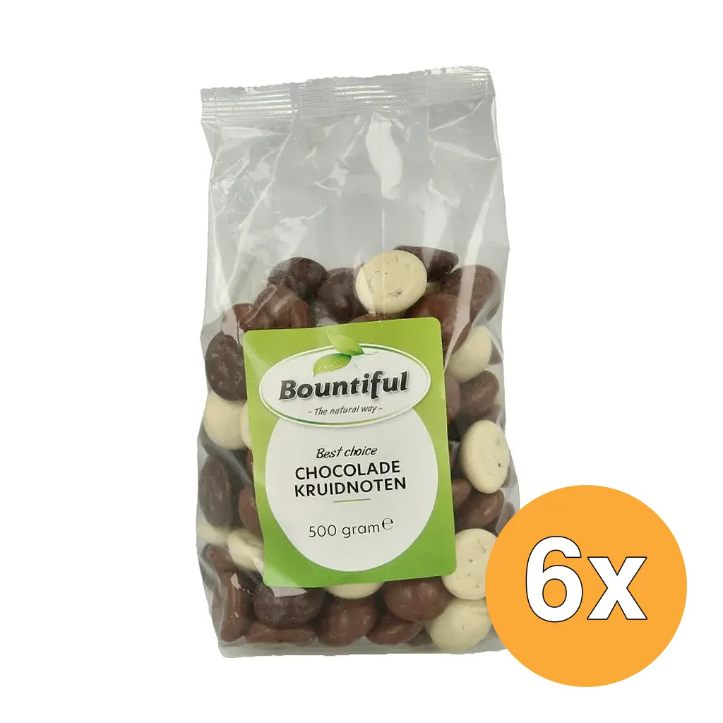 6x Bountiful Chocolade Kruidnoten (500 gr)
