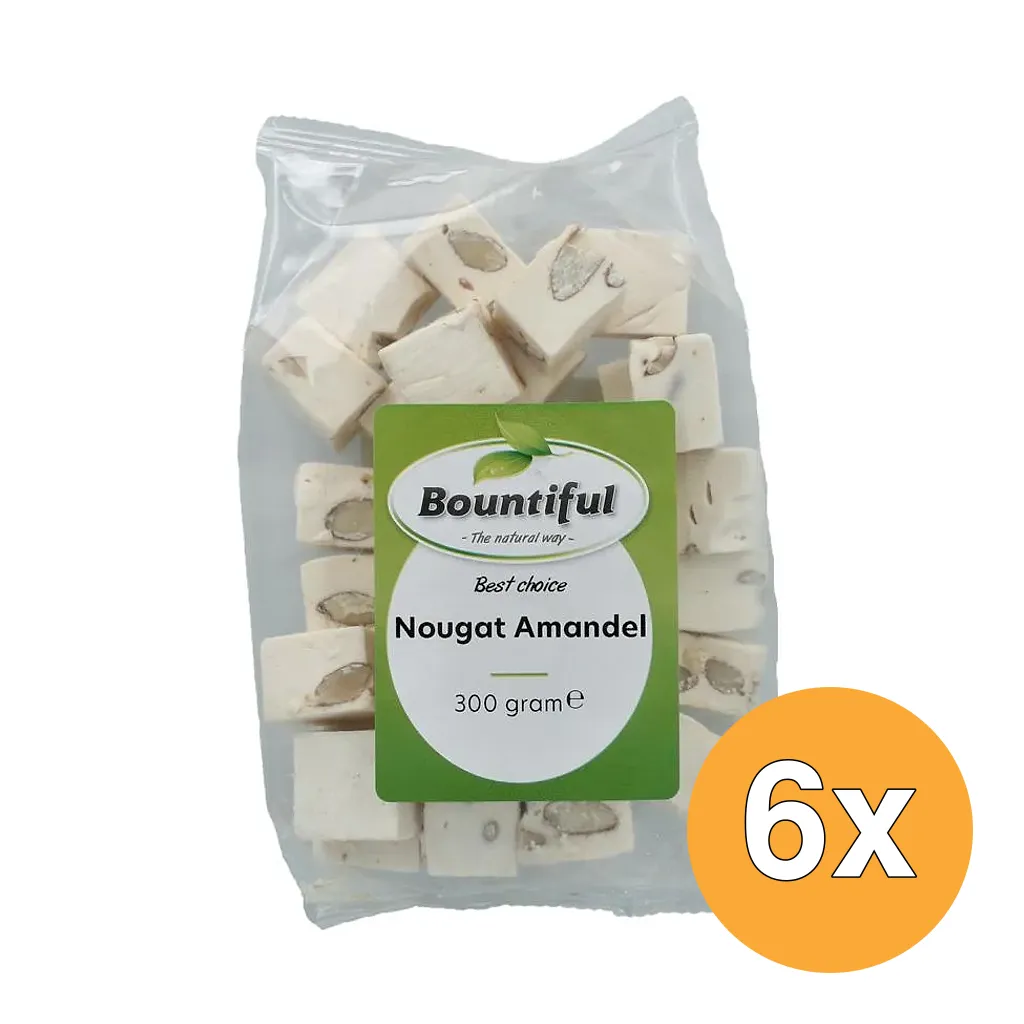 6x Bountiful Nougat Amandel (300 gr)